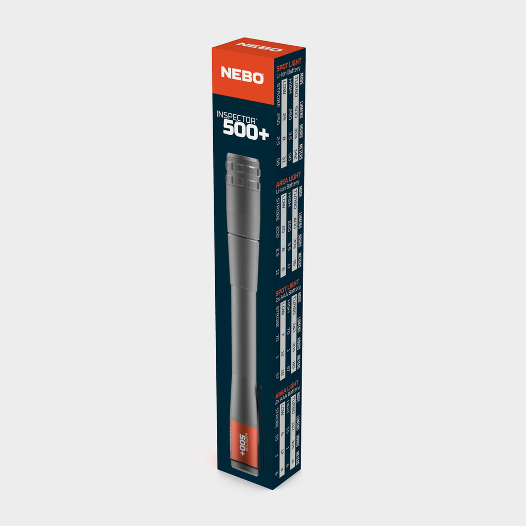 Inspector 500+ Rechargeable LED Flashlight