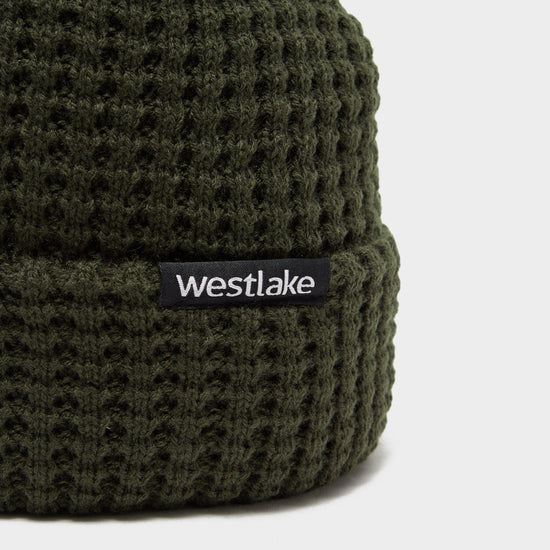 Khaki Waffle Beanie