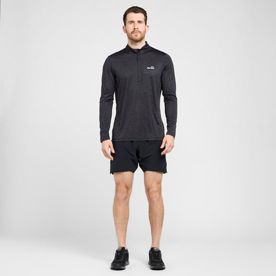 Men’s Long Sleeved Zipped Active T-Shirt