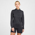 Women's Long Sleeved Zipped Active T-Shirt