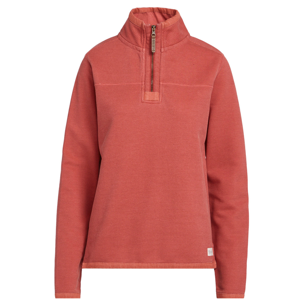 Women's Heavy Piqué Half Zip Pullover