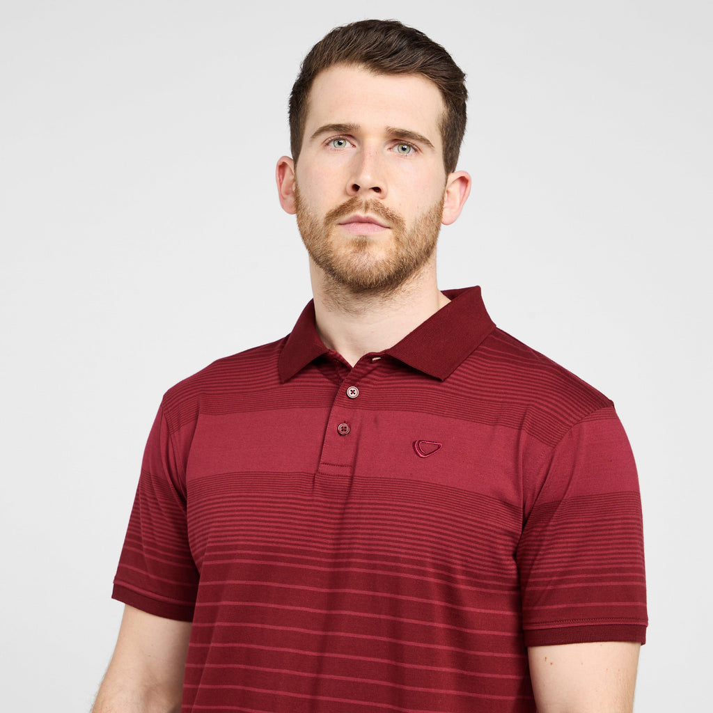 Men's Striped Polo Shirt