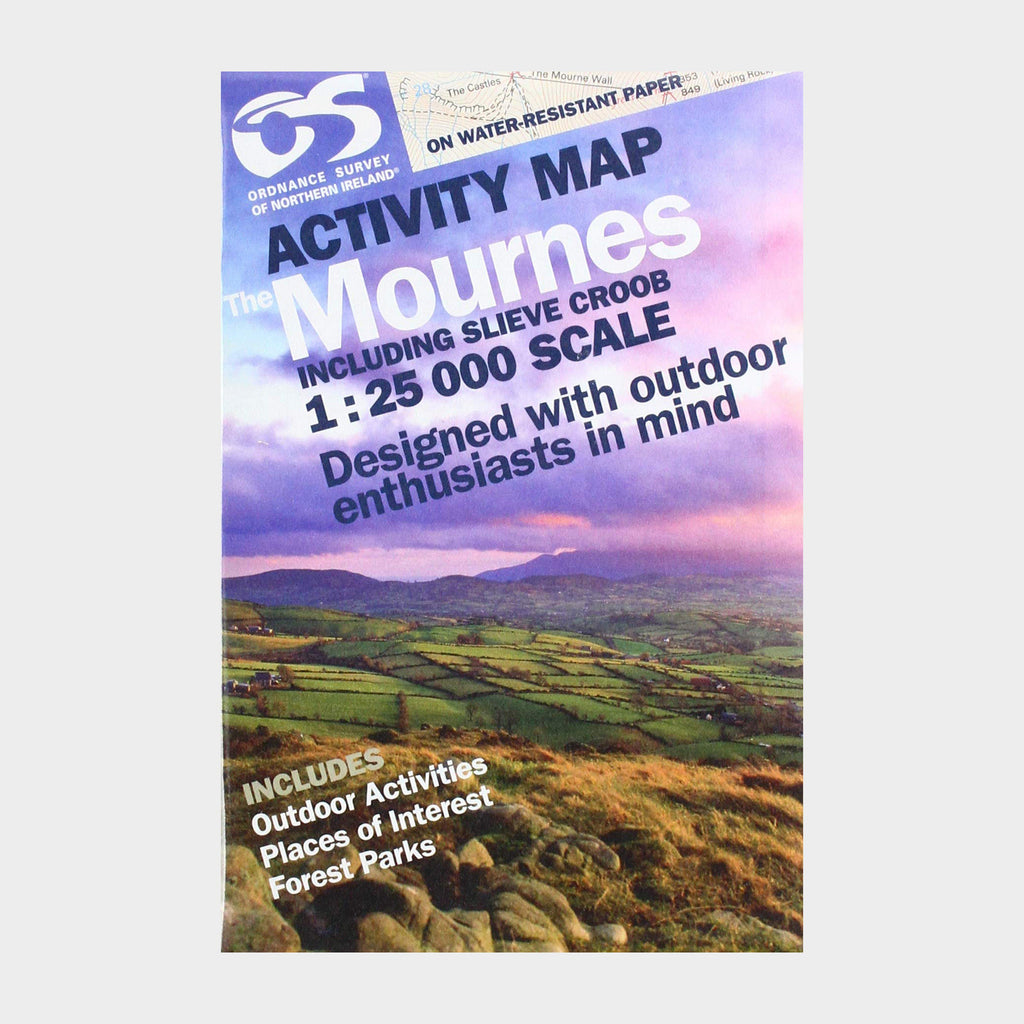 Northern Ireland The Mournes 1:25000 Activity Map