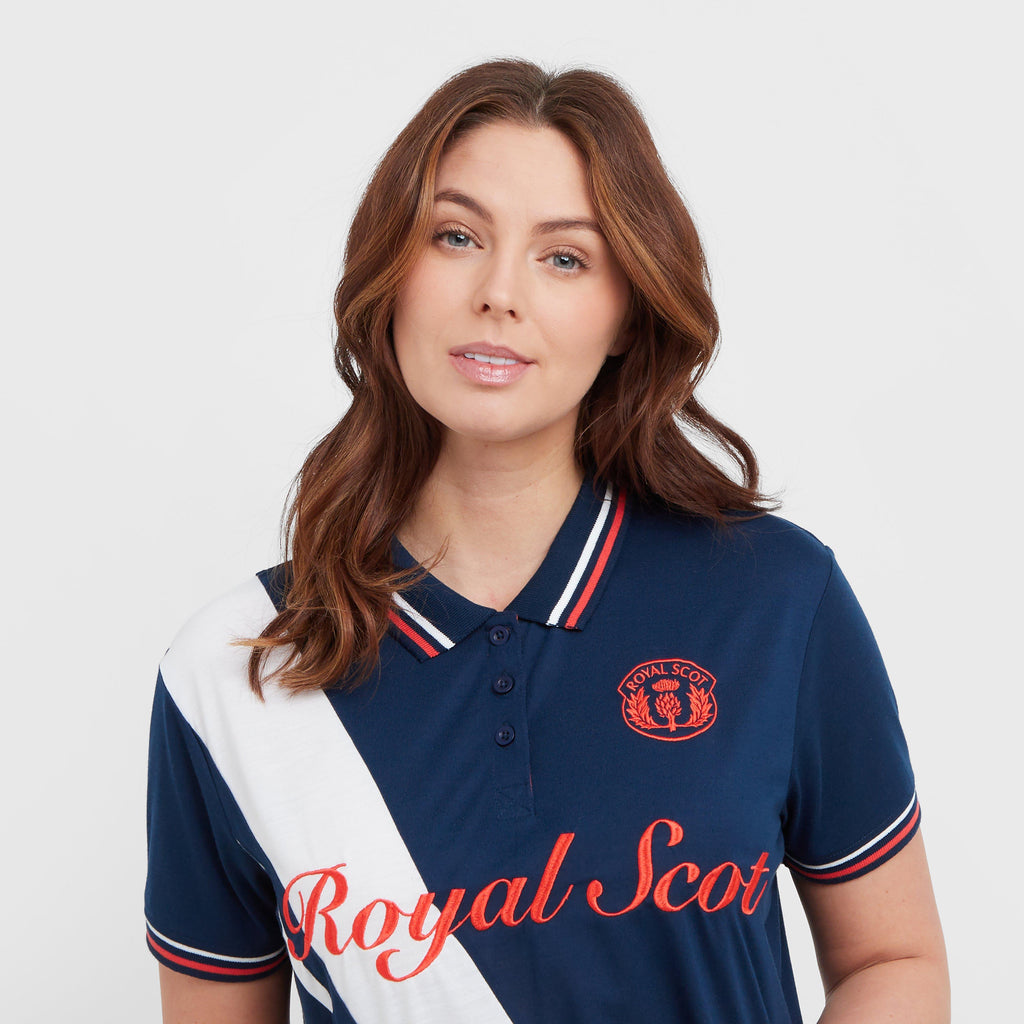 Women's Evelyn Team Polo Top Navy