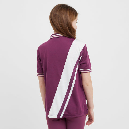 Kids’ Nora Team Polo Top Amaranth