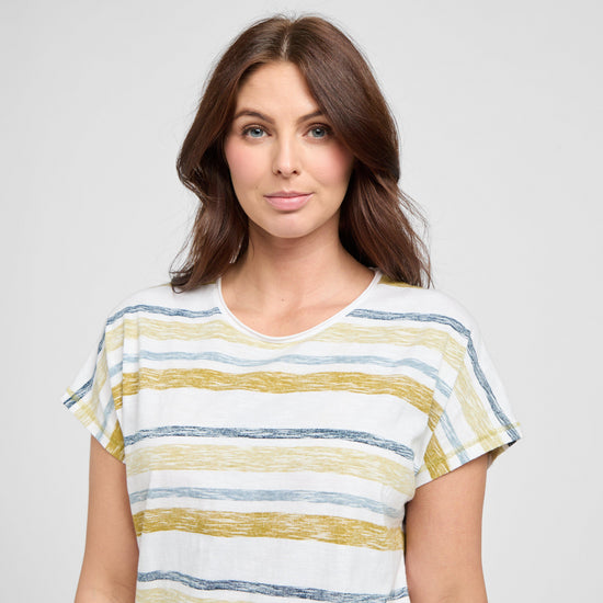 Women’s Sora Organic Stripe T-Shirt