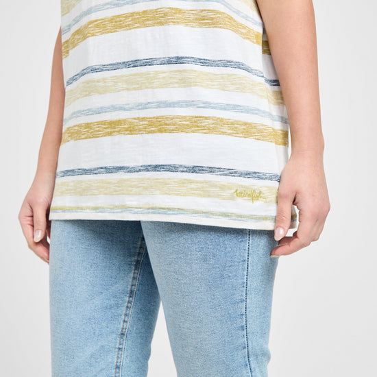 Women’s Sora Organic Stripe T-Shirt