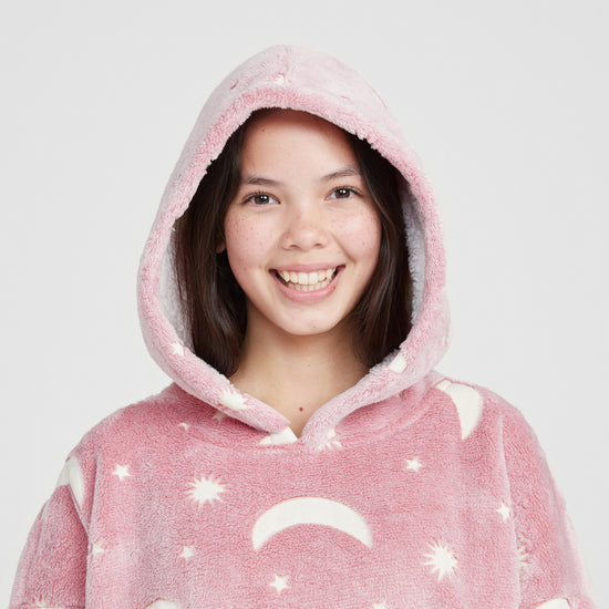 Kids’ Glow in the Dark Oversized Hoodie