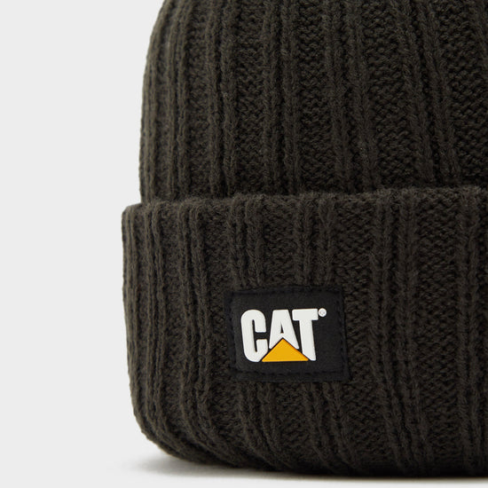 Logo Ribbed Beanie