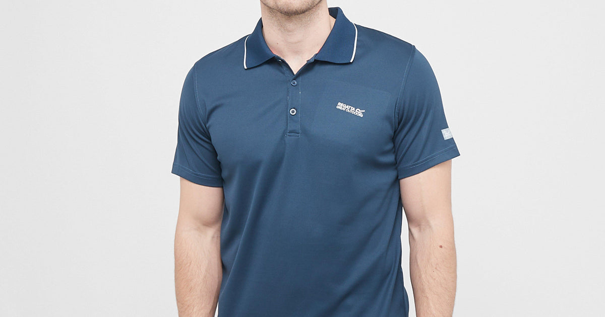 699050 Blue Regatta Men’s Maverick V Active Polo Shirt – Millets