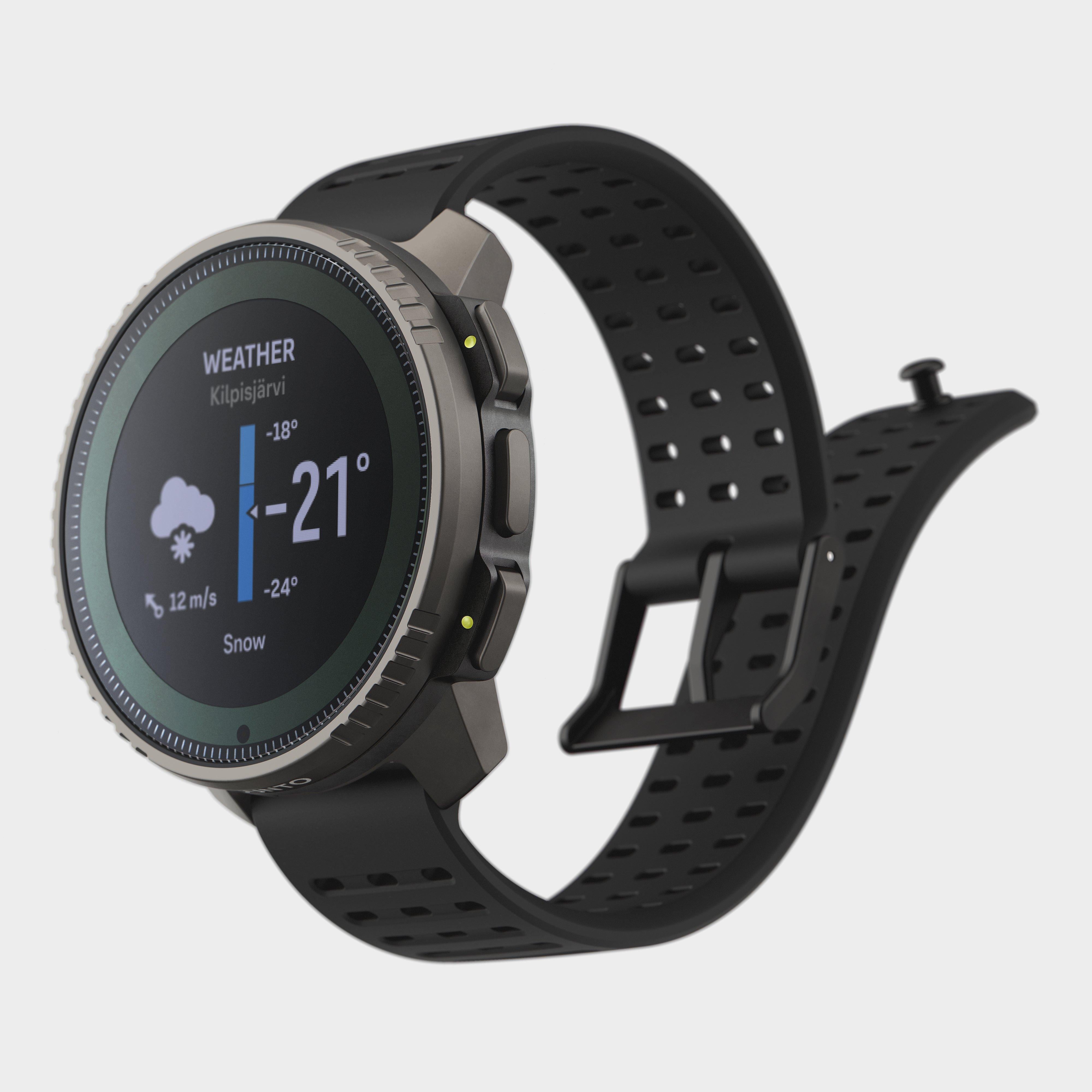 Vertical GPS Watch Titanium Solar Black