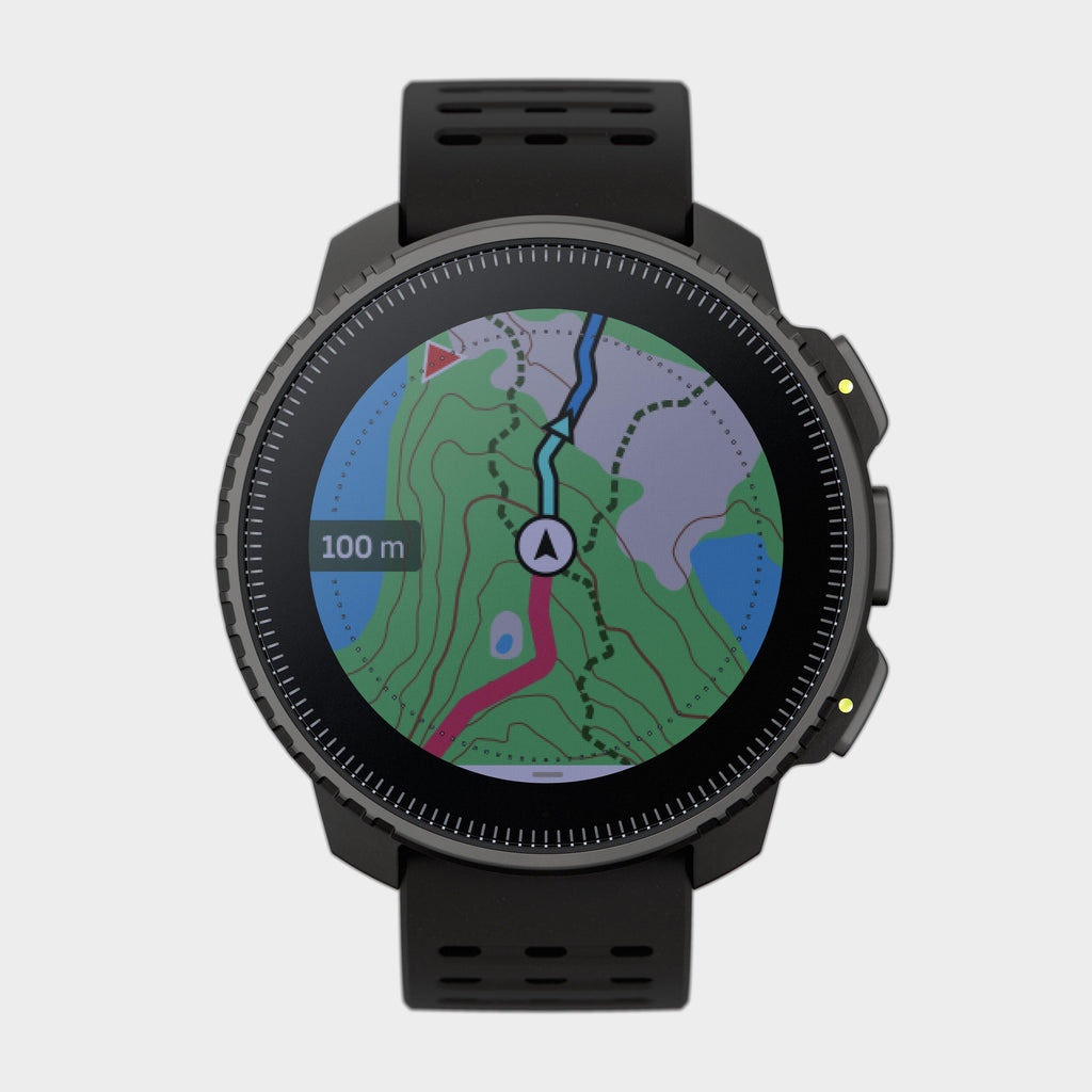 Vertical GPS Watch All Black