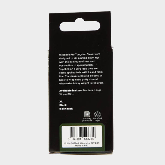 Tungsten Sinkers XL