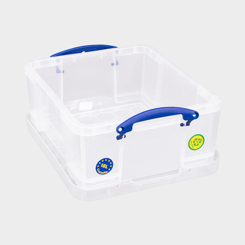 Millets Storage Clear Really Useful Storage Box – 18L – Millets