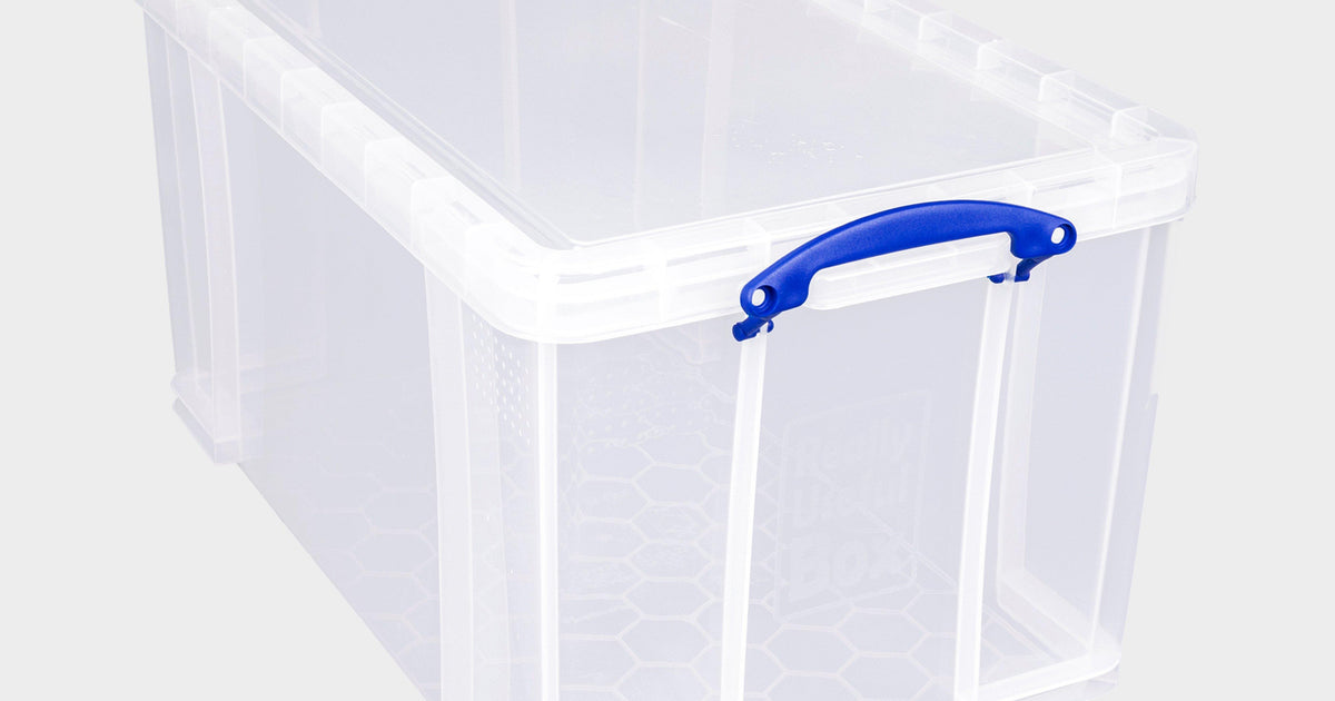 Clear Really Useful Storage Box – 84L – Millets