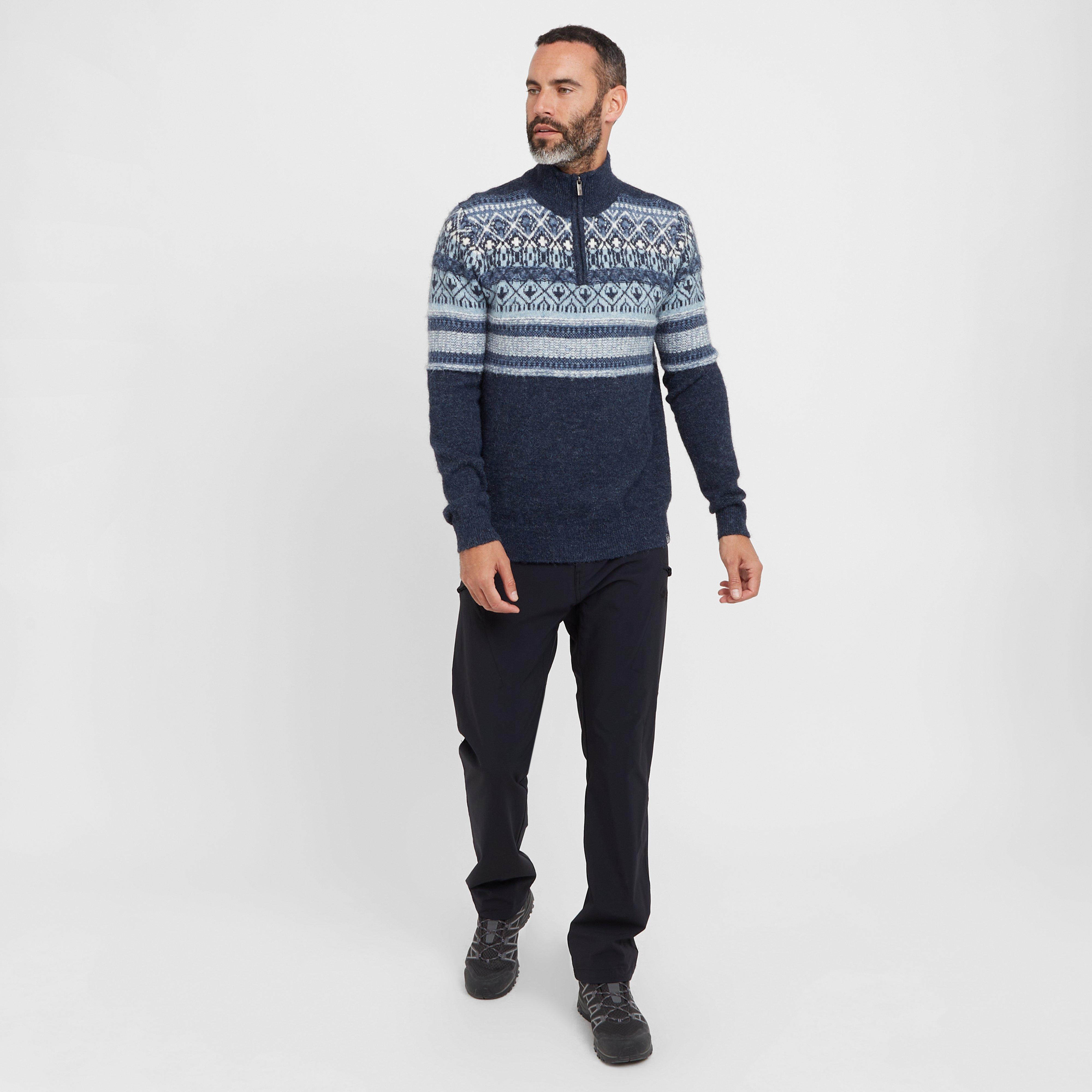 Men’s Yarmouth Fair Isle Half Zip Sweater