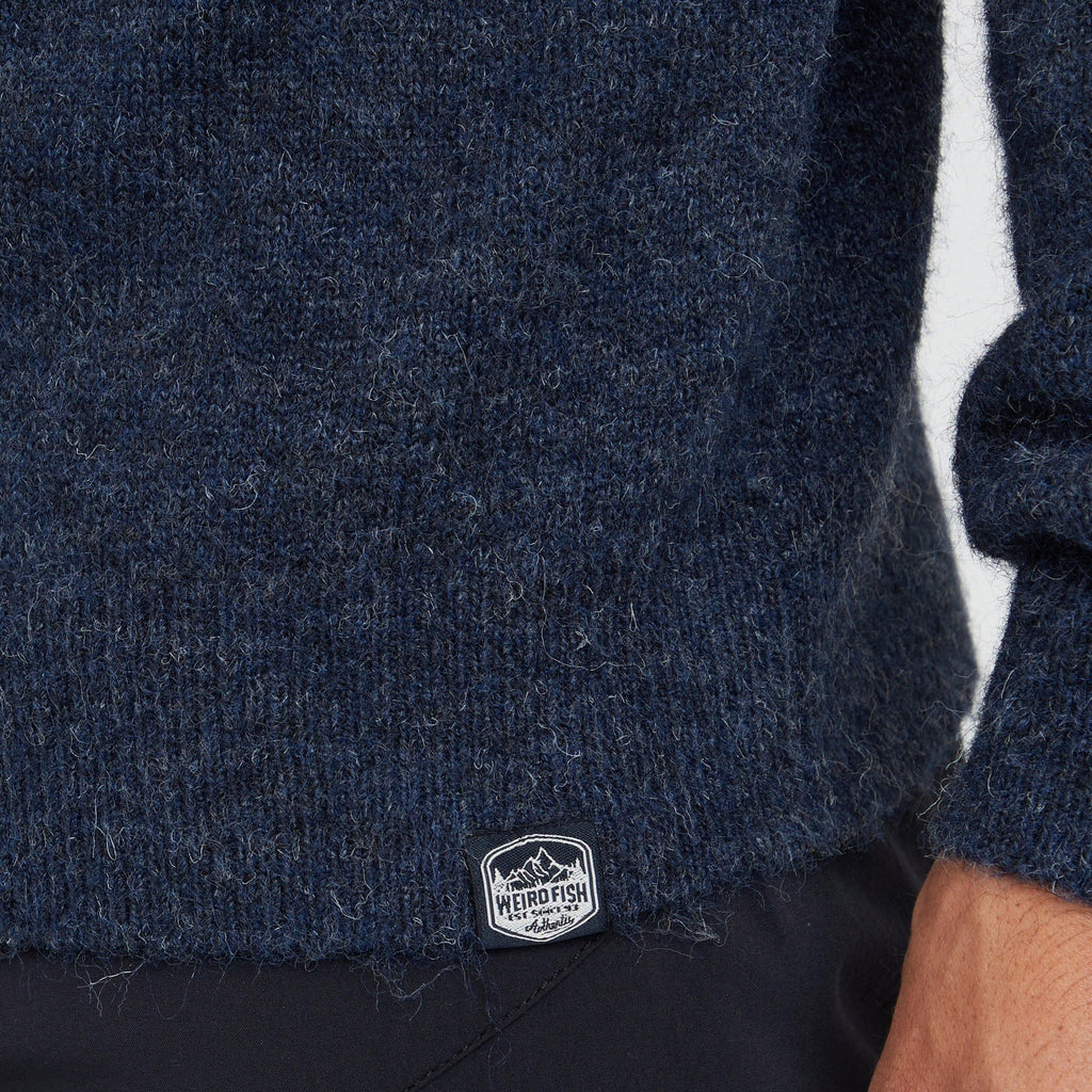 Men’s Yarmouth Fair Isle Half Zip Sweater