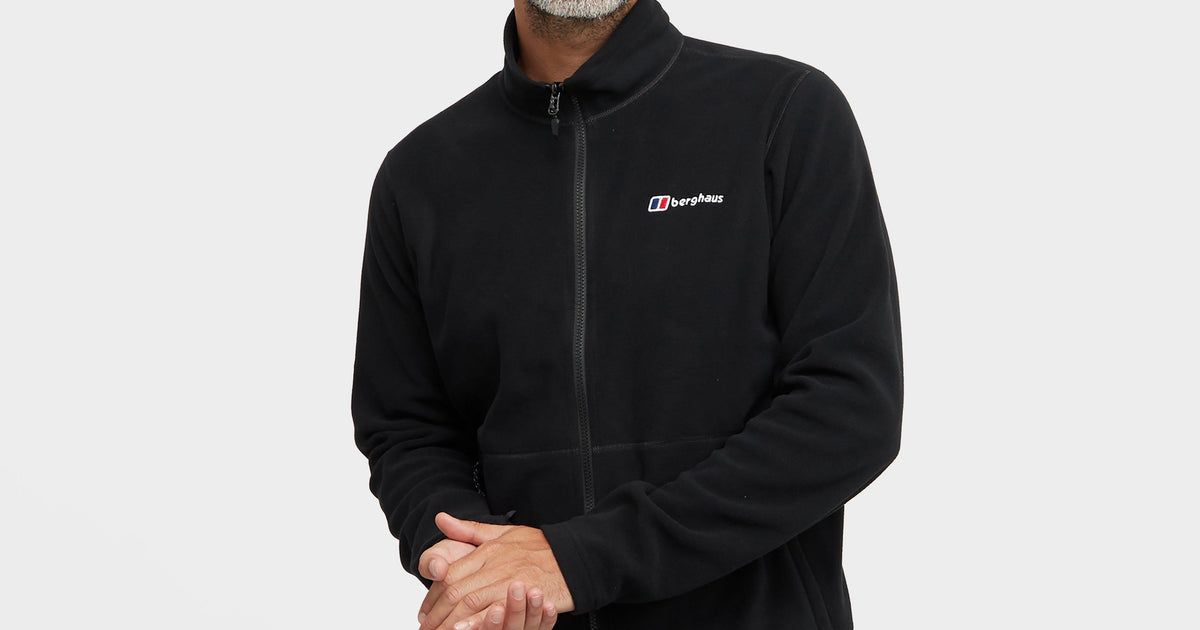 Black Berghaus Men's Prism Micro Polartec InterActive Fleece – Millets