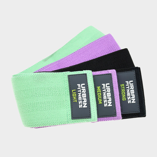 Fabric Resistance Band Loop 3 Pack