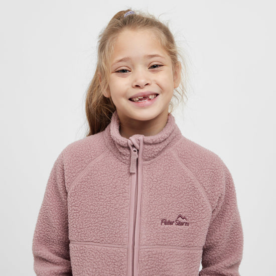 Kids’ Full Zip Borg Fleece