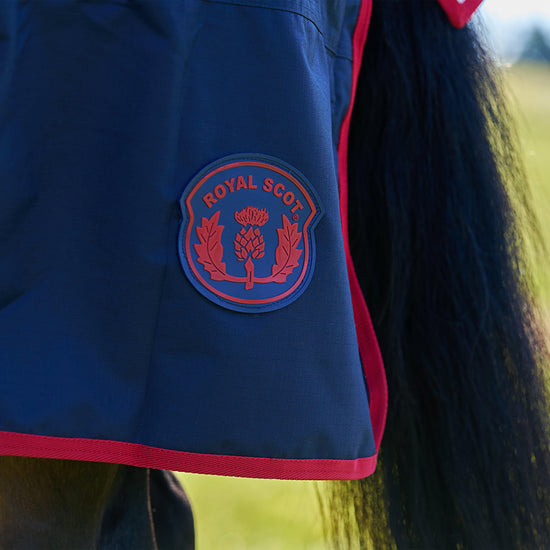 Original 50g Lightweight Standard Neck Turnout Rug Navy/Red