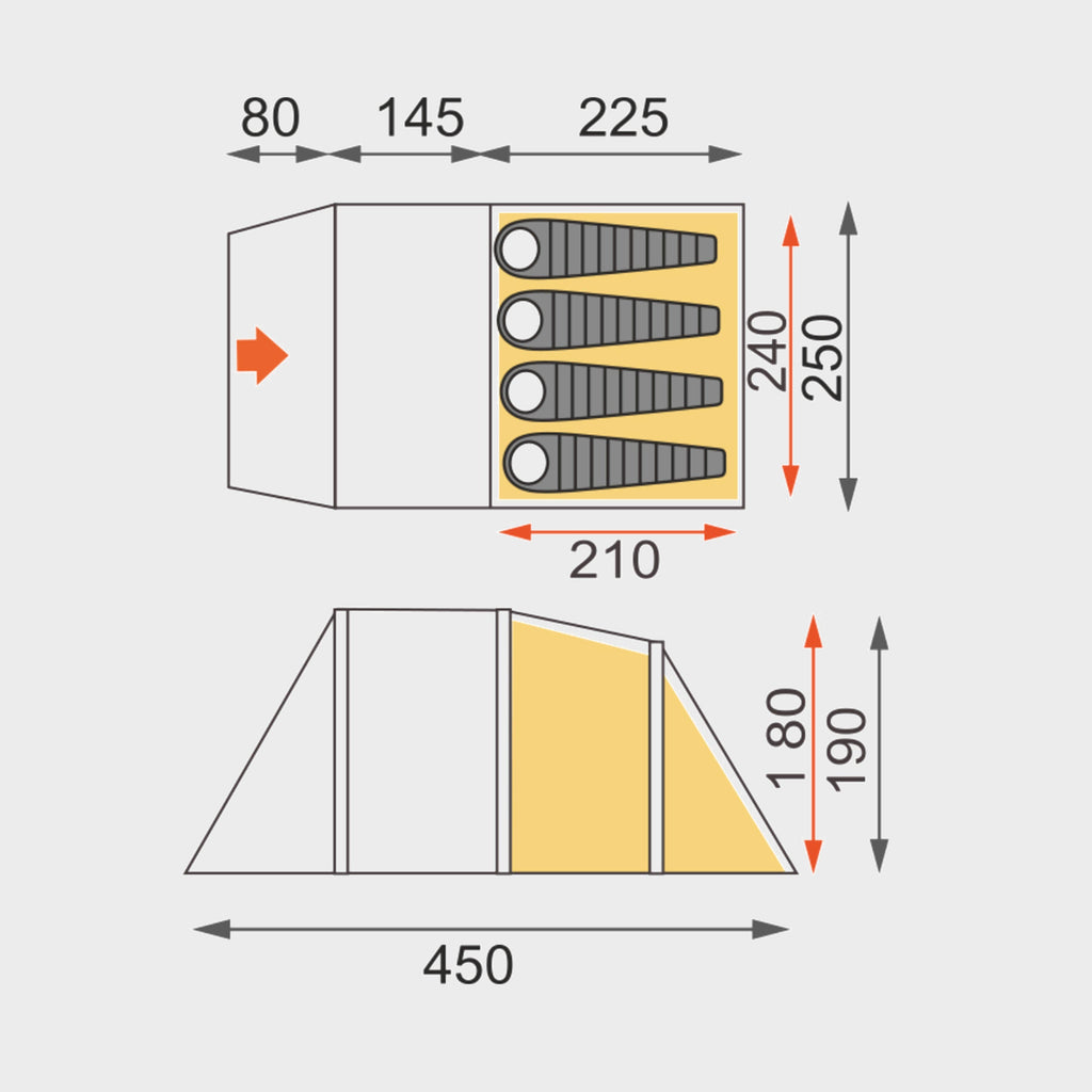 Refurbished Genus 400 Air Tent