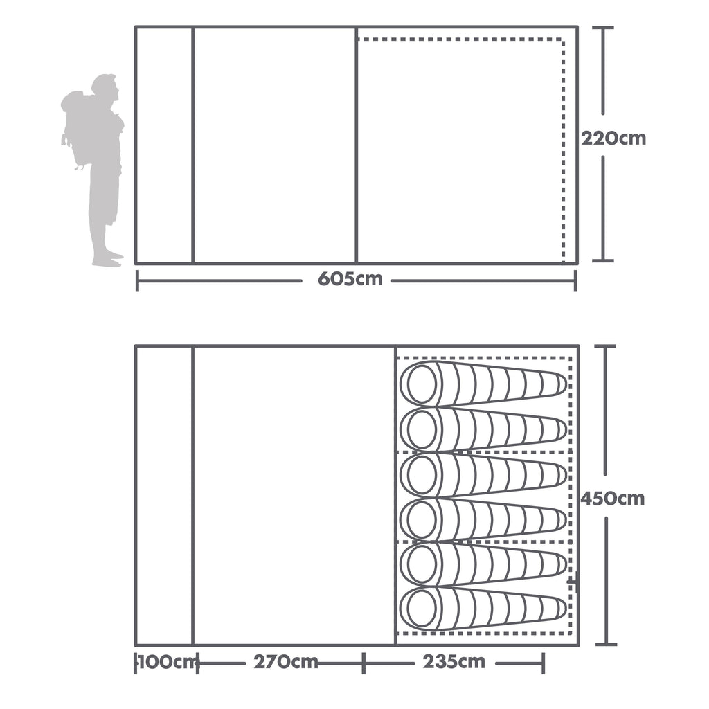 Refurbished Air 6XL Polycotton Tent
