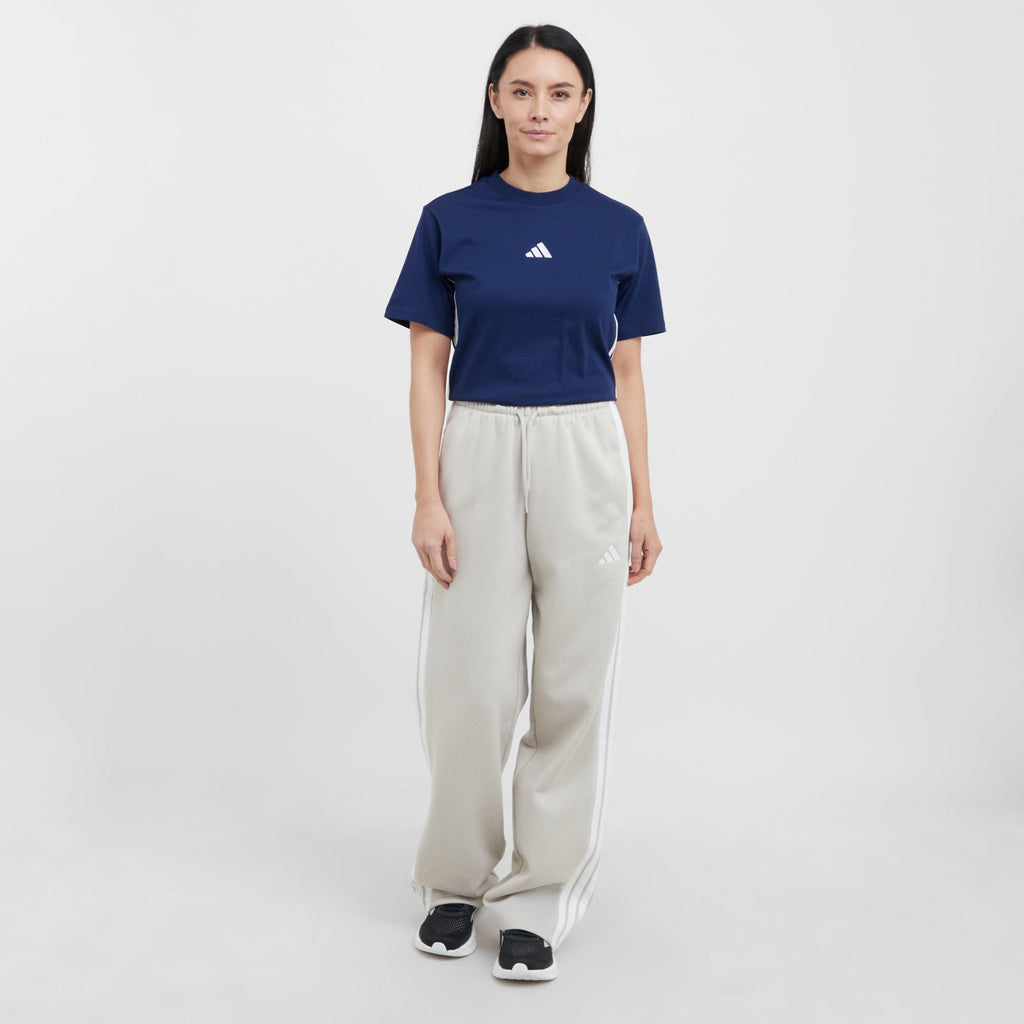 Women’s Essentials 3-Stripes Open-Hem Fleece Pants