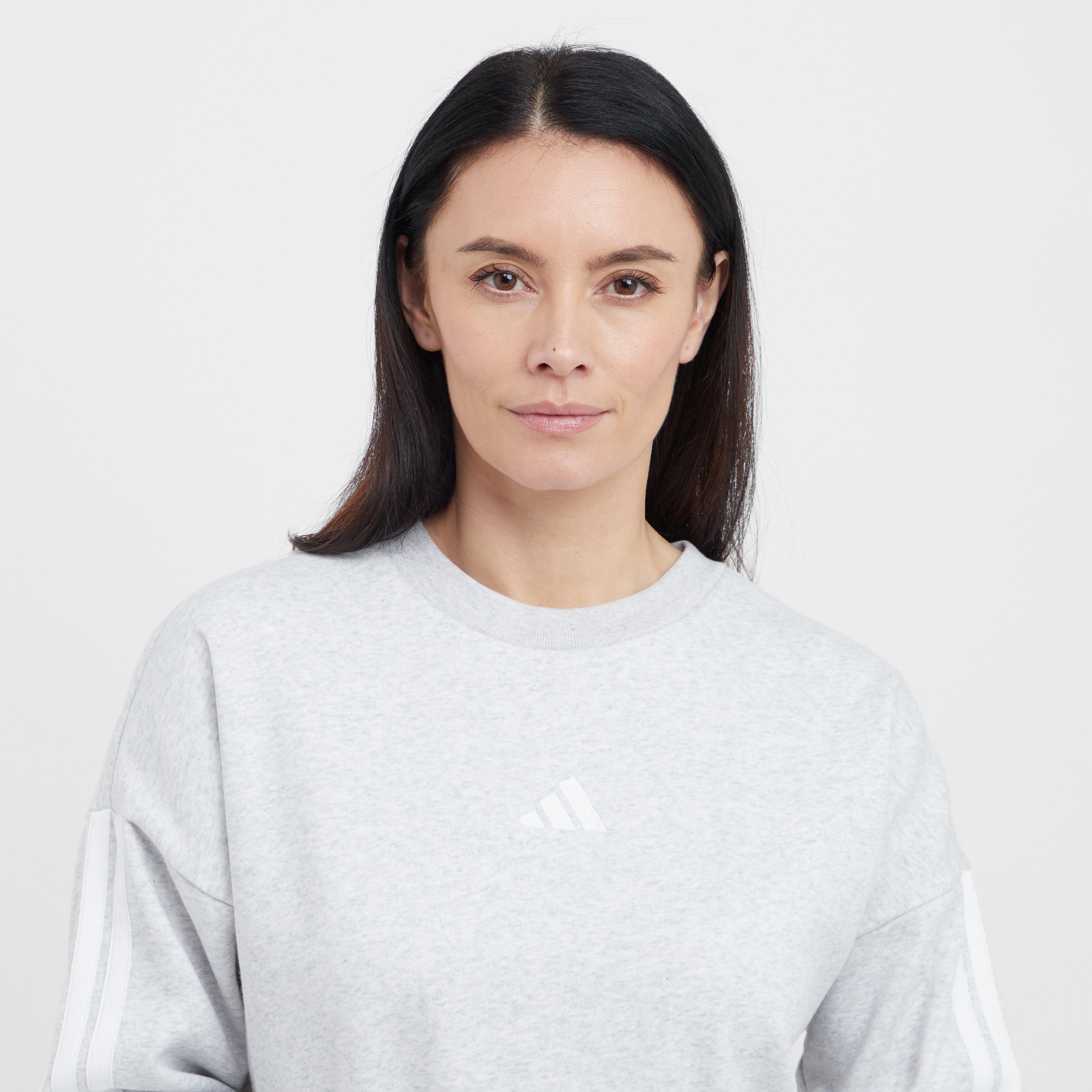 Women's Essentials 3-Stripe Fleece Sweatshirt