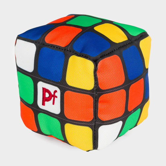 Puzzle Cube Plush Dog Toy