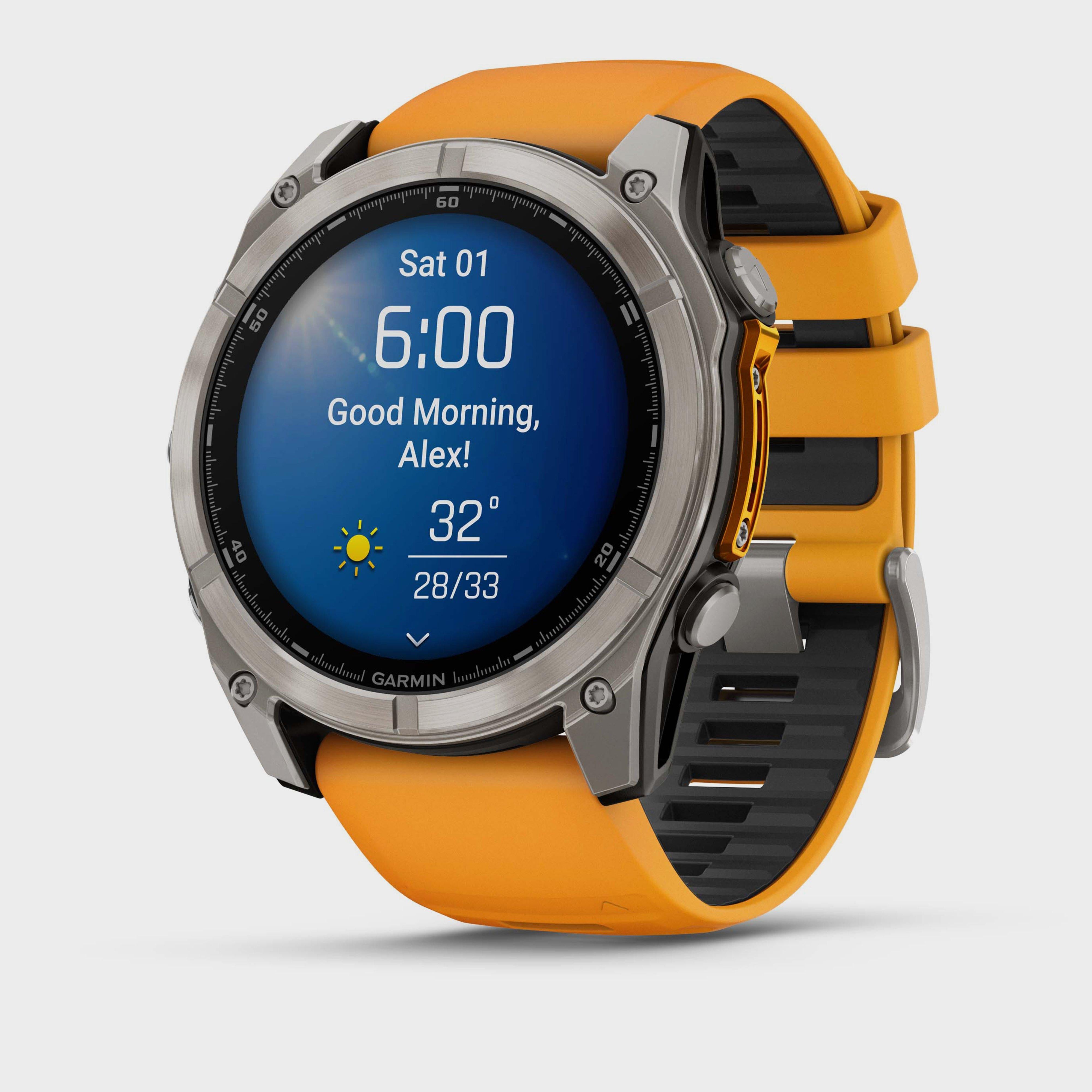 Orange Garmin fenix® 8 AMOLED Sapphire Edition 51mm GPS Smartwatch