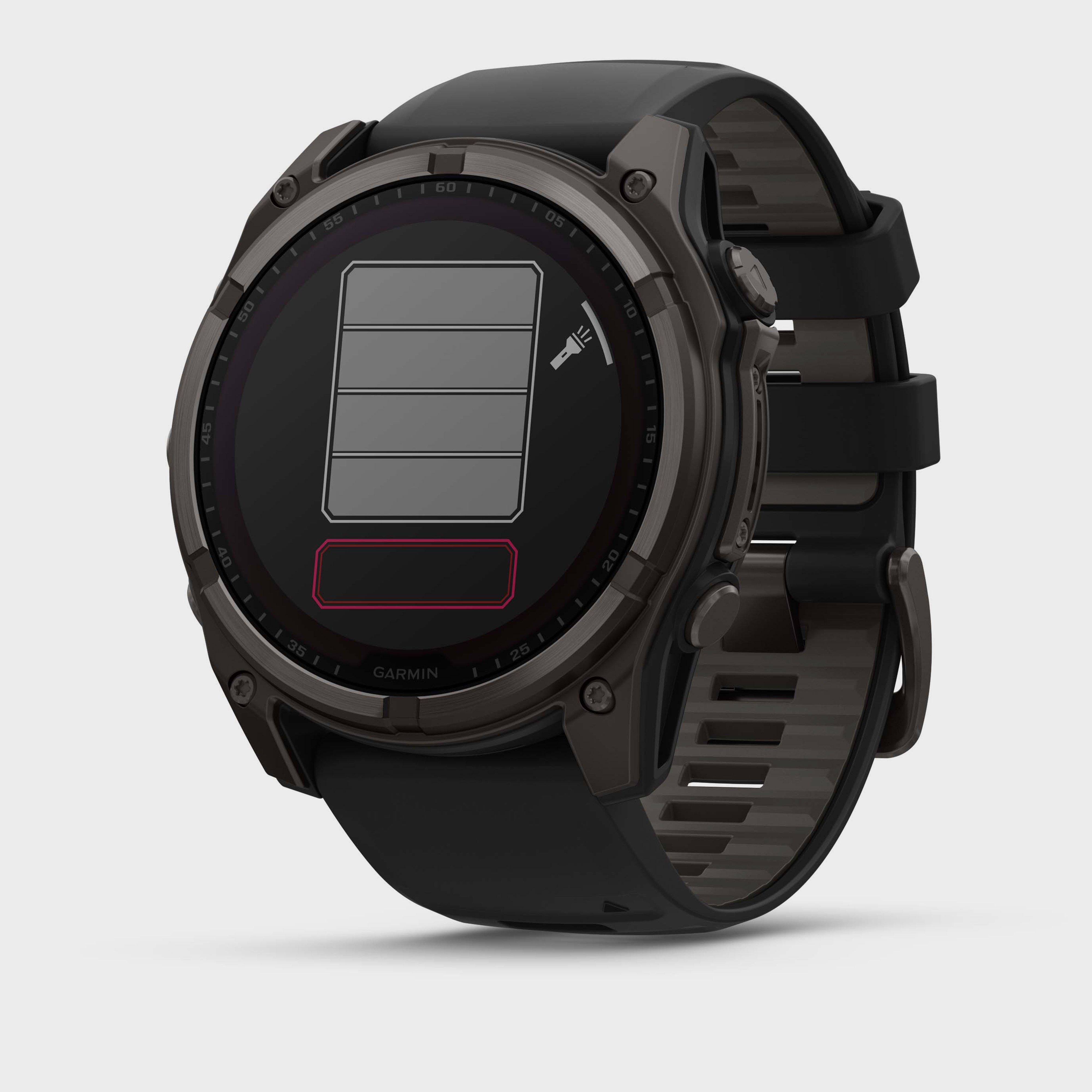 Black Garmin fenix® 8 Sapphire Solar Edition 51mm GPS Smartwatch