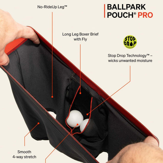 Men’s Multi-Sport Mesh Long Boxer Briefs 2 Pack