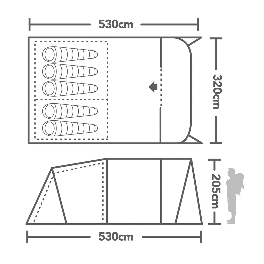Idaho 5 Air Tent