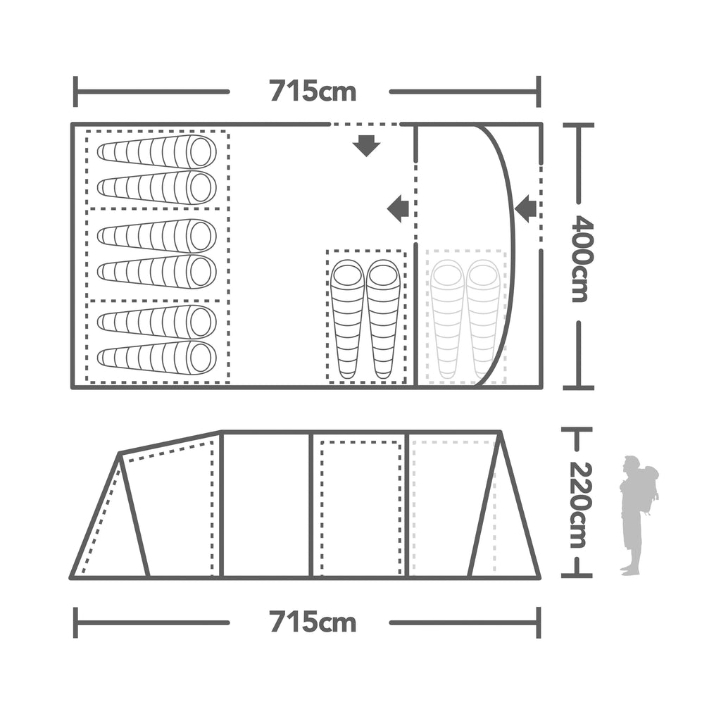 Idaho 8 Air Tent