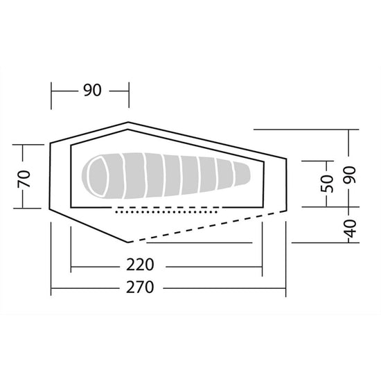 Refurbished Goldcrest 1-Person Tent