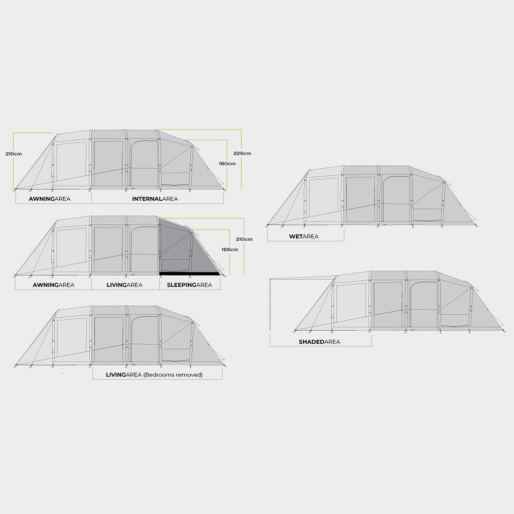 Refurbished Aero TXL Dura Inflatable Family Tent