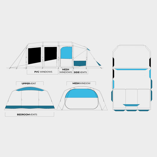 Refurbished Aero TXL Dura Inflatable Family Tent