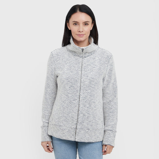 Women's Textured Full Zip Fleece