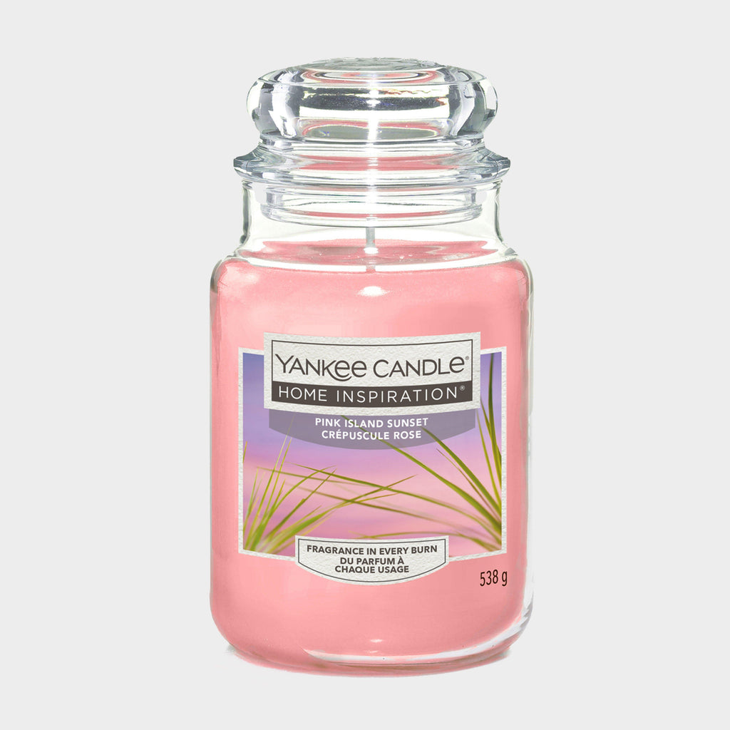 Pink Island Sunset Large Jar