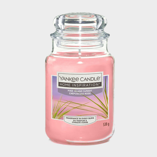 Pink Island Sunset Large Jar
