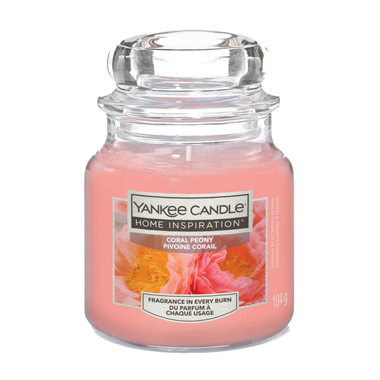 Coral Peony Small Jar