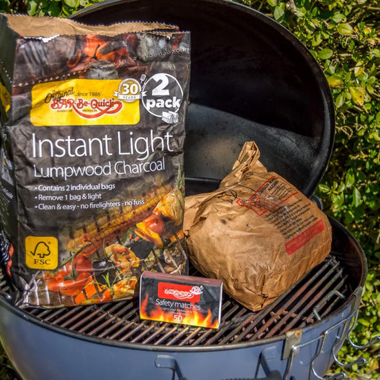 Instant Light Lumpwood Charcoal Twin Pack 2kg