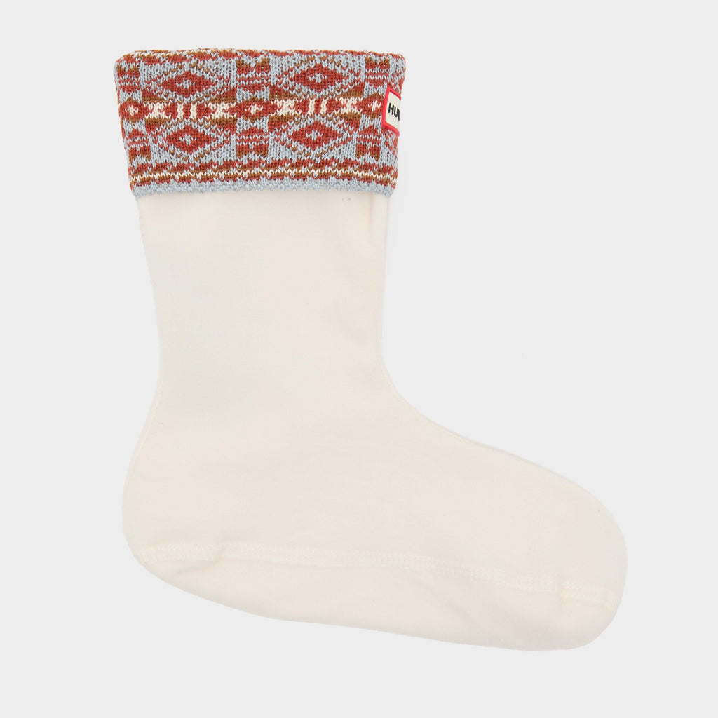 Unisex Recycled Fairisle Short Boot Socks