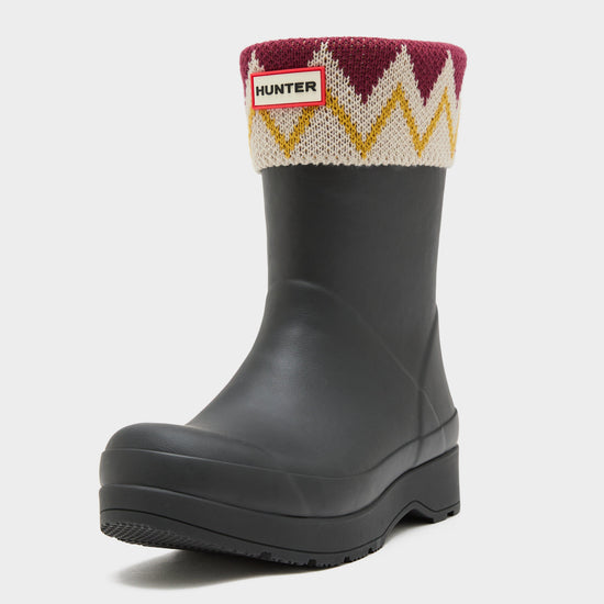 Unisex Recycled Zig Zag Short Boot Socks