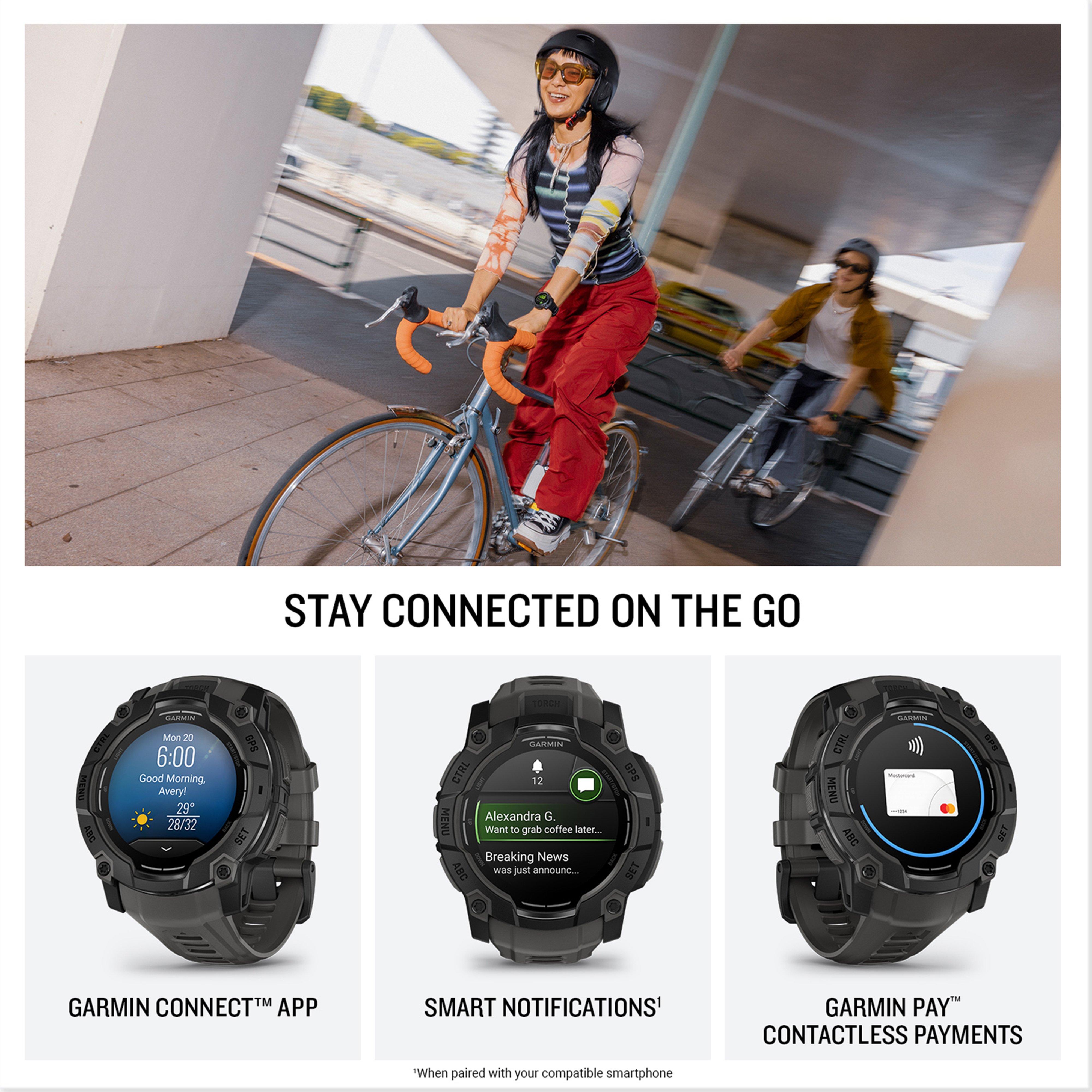 Instinct® 3 AMOLED 50mm Multi-Sport Smartwatch