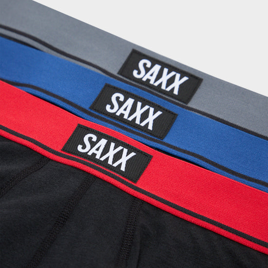 Men’s Essential Cotton Boxer Brief Fly 3 Pack