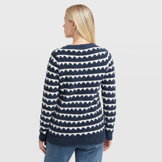 Women's Tyla Cosy Knit Scalloped Jumper