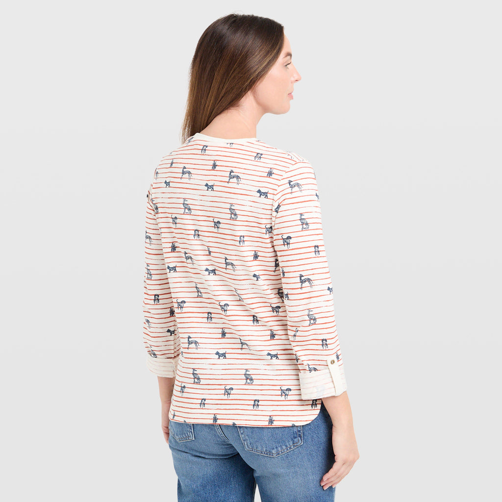 Anonna Cotton Stripe Jersey T-Shirt