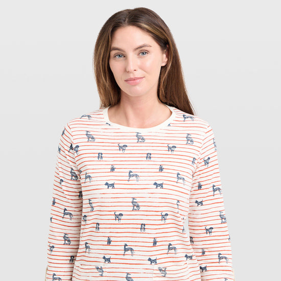 Anonna Cotton Stripe Jersey T-Shirt